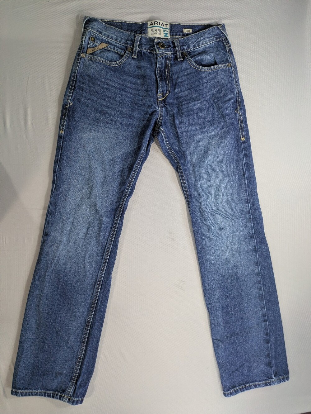 Ariat Legacy M7 Slim Fit Straight Leg Jeans Medium Wash Men’s Size 32x32